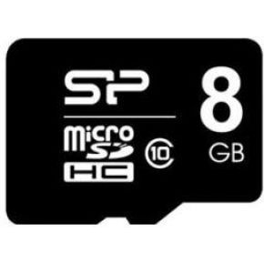 Silicon Power 8GB microSDHC - [SP008GBSTH010V10SP]