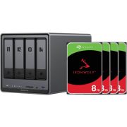 NAS Starterkit UGREEN DXP4800 Plus + 4x8TB Seagate Ironwolf