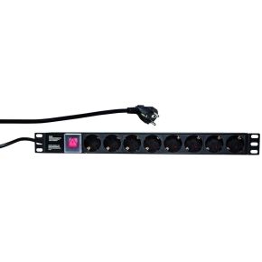 LogiLink PDU8C01 energiedistributie 1u 8AC uitgangen