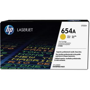 HP 654A Yellow Original LaserJet Toner Cartridge