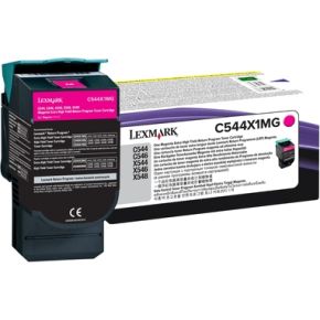 Lexmark C544, C546, X544, X546 4K magenta retourpr. cartr.