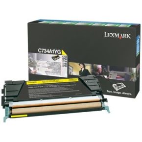 Lexmark C73X X73X 6K Gele Retourprogr Tonercartr lexmark kopen in de aanbieding