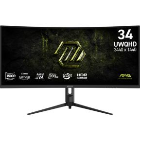 MSI MAG 342CQRF E20 34 WQHD 200Hz Curved Rapid VA Gaming monitor
