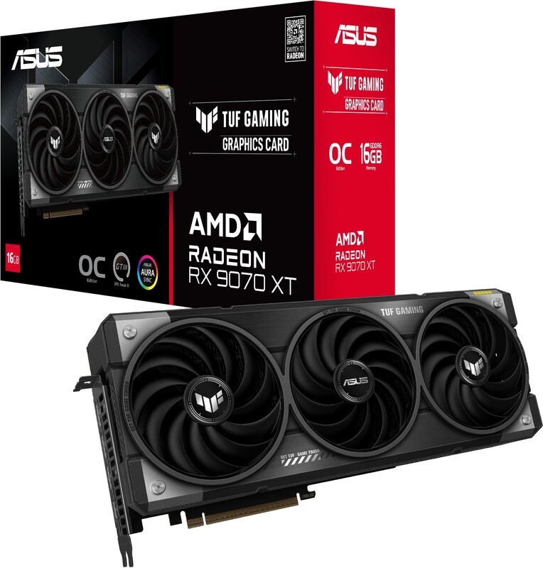 Megekko.nl - ASUS TUF Gaming Radeon RX 9070 XT 16GB OC Videokaart