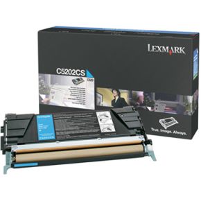Lexmark C530 1,5K cyaan tonercartridge