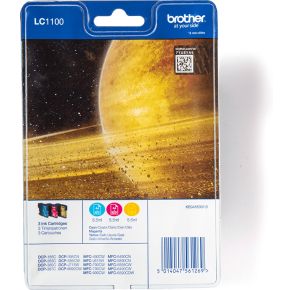Brother Voordeelverpakking LC-1100C,M,Y