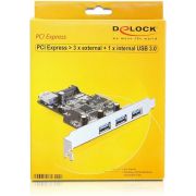 Delock-89301-PCI-Express-x1-kaart-naar-3-x-extern-1-x-intern-USB-5-Gbps-Type-A-female