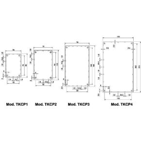 Teko Cover Behuizing Grijs 215 X 130 X 829Mm teko kopen in de aanbieding