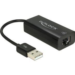 Delock 62595 USB 2.0 Type-A-adapter naar 10/100 Mbps LAN