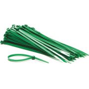 Perel Nylon Kabelbindbandjes - 4.8 X 200 Mm - Groen (100 St.)