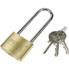 Perel Hangslot Met Hoge Beugel 40 Mm X 70 Mm perel kopen in de aanbieding