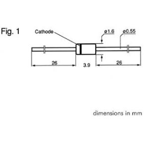 Zener Diode 4V7 500Mw huismerk kopen in de aanbieding