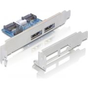 Delock 61725 Slotbeugel 2 x eSATApd 5 V / 12 V