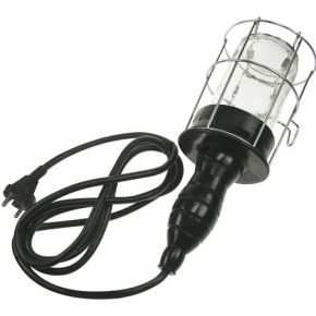 Perel Looplamp Met Beschermglas En Metalen Korf perel kopen in de aanbieding