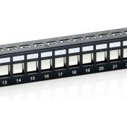 Equip-Cat-6a-Keystone-Patch-Panel-shielded-black