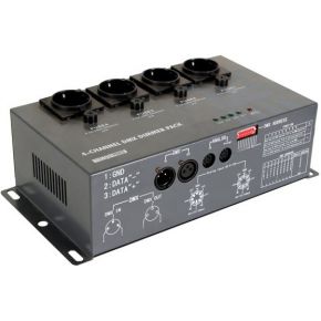 Hr 4 Kanaals Dmx Dimmerpack 4 X 5A hr kopen in de aanbieding