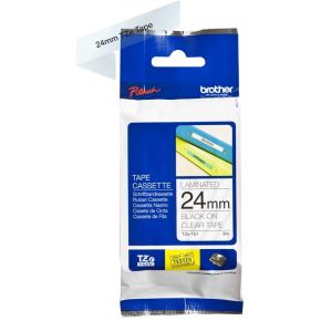 Brother printlintcassette TZE-151 kleurloos/zwart 24 mm