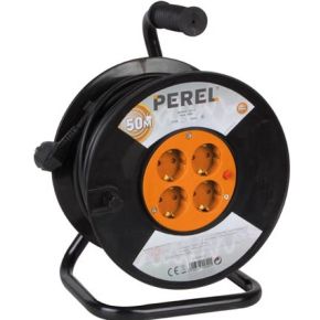 Perel Kabelhaspel 50 M 3G15 perel kopen in de aanbieding