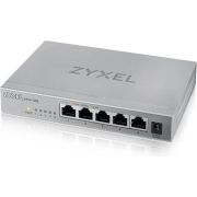 Zyxel MG-105 Unmanaged 2.5G Ethernet (100/1000/2500) Staal netwerk switch
