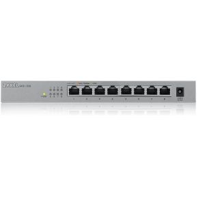 Zyxel MG-108 Unmanaged 2.5G Ethernet (100/1000/2500) Staal netwerk switch