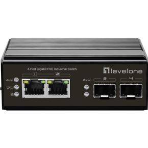 LevelOne IGP-0431 netwerk- Gigabit Ethernet (10/100/1000) Power over Ethernet (PoE) Zwart netwerk switch