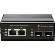 LevelOne IGP-0431 netwerk- Gigabit Ethernet (10/100/1000) Power over Ethernet (PoE) Zwart netwerk switch
