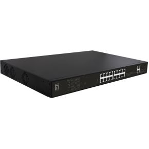 LevelOne GEP-2021 netwerk- Unmanaged Gigabit Ethernet (10/100/1000) Power over Ethernet (PoE) netwerk switch
