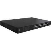 LevelOne FGP-2831 netwerk- Unmanaged Fast Ethernet (10/100) Power over Ethernet (PoE) 1U Zwart netwerk switch