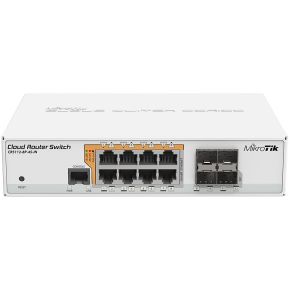 Mikrotik CRS112-8P-4S-IN netwerk-switch Gigabit Ethernet (10/100/1000) Power over Ethernet (PoE) Wit