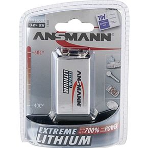 1 Ansmann Lithium 9V-Block Extreme