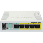 Mikrotik-CSS106-1G-4P-1S-netwerk-Gigabit-Ethernet-10-100-1000-Power-over-Ethernet-PoE-Wit-netwerk-switch