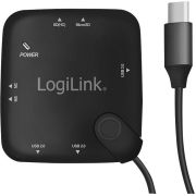 LogiLink-UA0344-interface-hub-USB-2-0-Type-C-Zwart