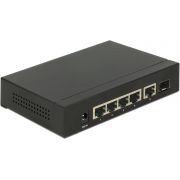 DeLOCK-87702-netwerk-Gigabit-Ethernet-10-100-1000-Power-over-Ethernet-PoE-Zwart-netwerk-switch