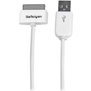 StarTech.com Apple 30-pins Dockconnector-naar-USB-kabel 1 m voor iPhone / iPod / iPad met getrapte c