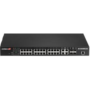 Edimax GS-5424PLC V2 netwerk-switch Gigabit Ethernet (10/100/1000) Power over Ethernet (PoE) 1U Zwar