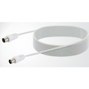Schwaiger KDSKI75532 coax-kabel 7,5 m IEC Wit