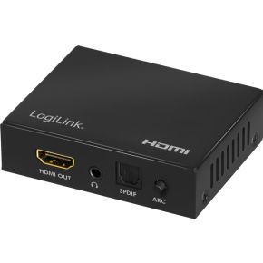 LogiLink HD0055 audio-omzetter Zwart