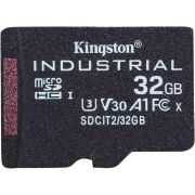 Kingston Technology Industrial flashgeheugen 32 GB MicroSDHC UHS-I Klasse 10