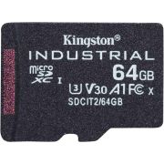 Kingston Technology Industrial flashgeheugen 64 GB MicroSDXC UHS-I Klasse 10