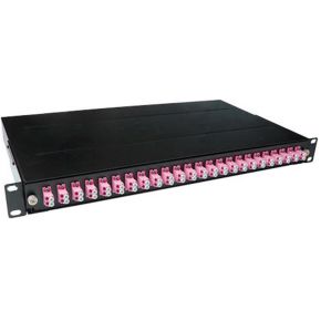ACT Fiber panel 24 x duplex LC multimode OM4
