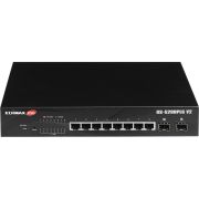Edimax GS-5208PLG V2 netwerk- Managed Gigabit Ethernet (10/100/1000) Power over Ethernet (PoE) netwerk switch