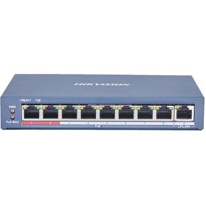 Hikvision Digital Technology DS-3E0109P-E(C) netwerk-switch Unmanaged L2 Gigabit Ethernet (10/100/10