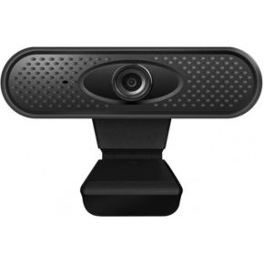 Spire Webcam 1080P Full HD - Met Microfoon - Zwart - Ruisonderdrukking - USB aansluiting - Plug & Play - Auto Focus Lens - Verstelbaar - Voor Windows, Mac en Android - 2.1 Megapixe