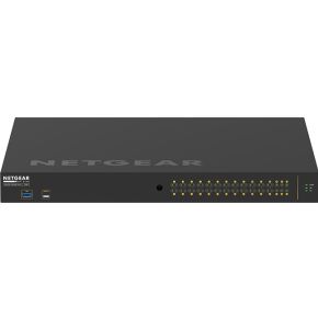 Netgear M4250-26G4XF-PoE+ Managed Gigabit Ethernet (10/100/1000) Power over Ethernet (PoE) 1U Zwart netwerk switch