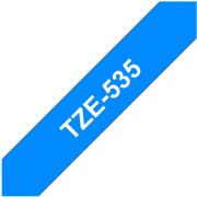 Brother-printlintcassette-TZE-535-blauw-wit-12-mm
