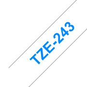 Brother-typlint-cassette-TZE-243-wit-blauw18-mm