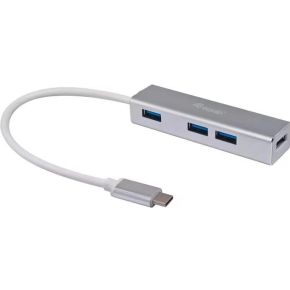 Equip 128958 interface hub USB 3.2 Gen 1 (3.1 Gen 1) Type-C 5000 Mbit/s Zilver