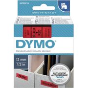 Dymo-D1-Tape-Cassette-12-mm-x-7m-zwart-op-rood-45017