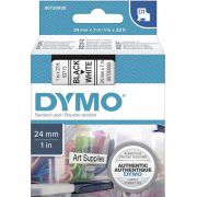 Dymo-D1-Tape-Cassette-24mm-x-7m-zwart-op-wit-53713