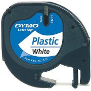 Dymo-Letratag-Band-Plastic-wit-12-mm-x-4-m-91221
